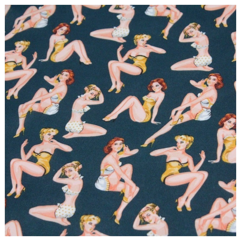 Tissu pin-up