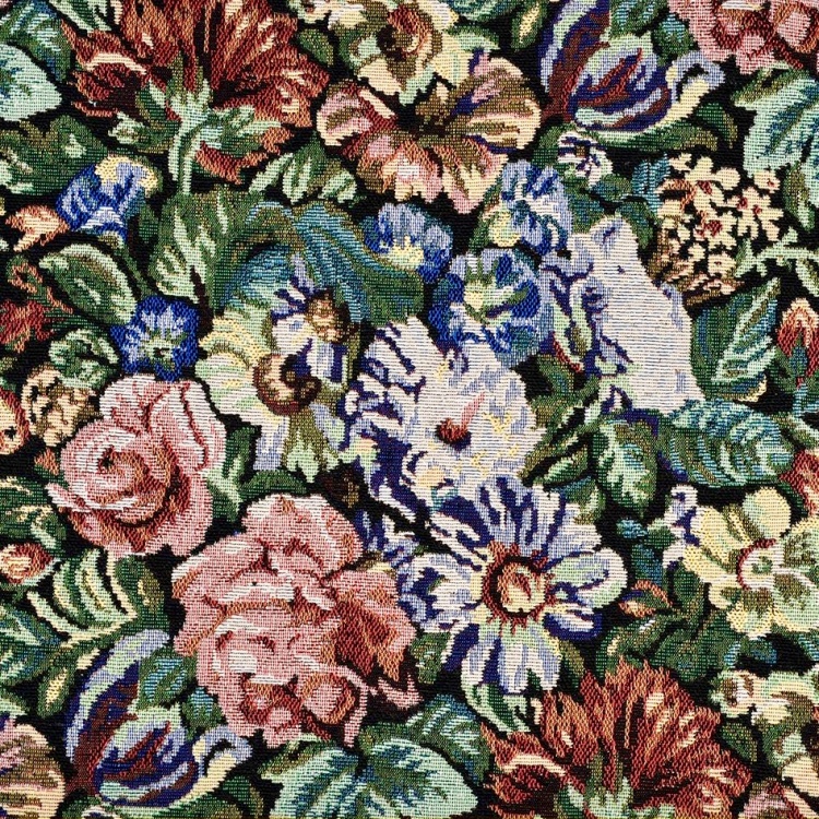 Tissu fleuri vintage