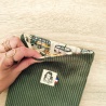 Pochette à livres [broché] Velours Côtelé Kaki