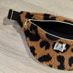 Sac Banane moumoute Léopard